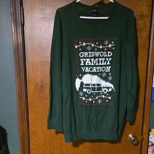 Torrid Green Griswold Family Vacation Sweater